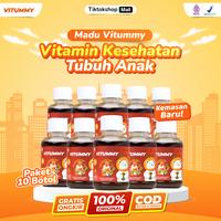 Gambar Madu Vitummy 10 Botol - Vitamin Nafsu Makan dan Daya Tahan Tubuh Anak 130 ml dari Vitummy Kota Administrasi Jakarta Timur 1 Tokopedia