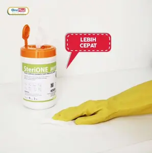 Onemed - Sterione Wipe Plus 40 S With Canister | Tisu Desinfektan