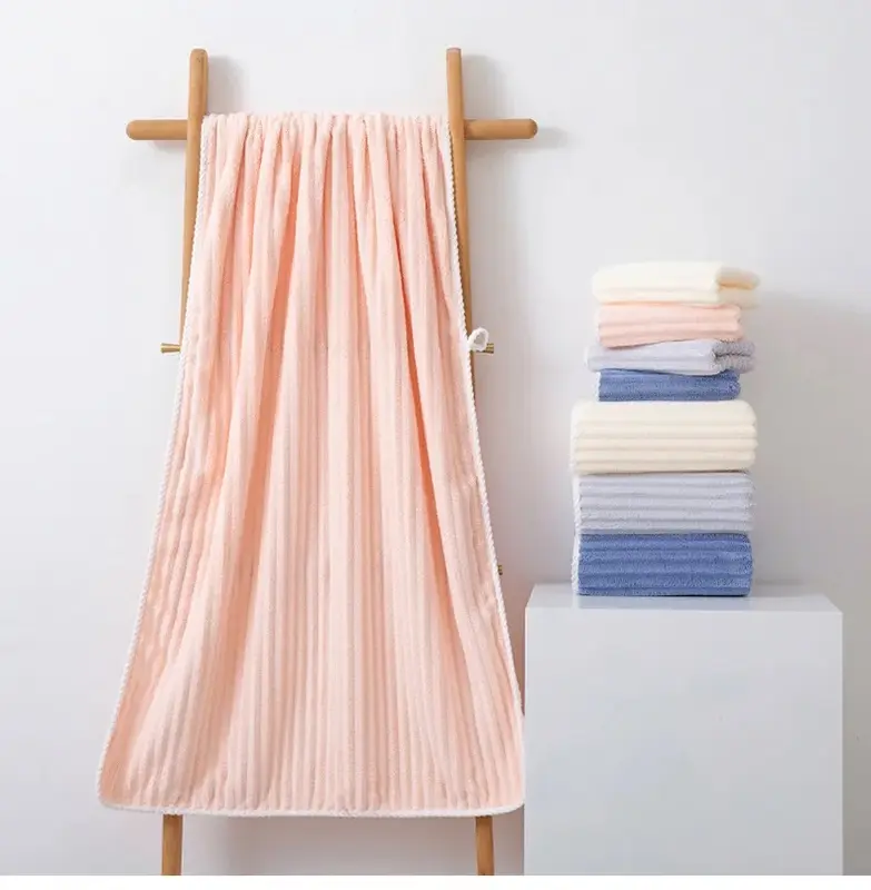 KUP- 2 PCS Handuk Microfiber Tebal TEBUS MURAH Ukuran 70 x 140 cm 5