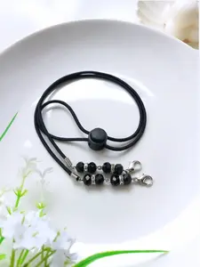 Strap Masker Khusus Wanita Bahan Kristal Ceko Ukuran 8mm Model 2in1