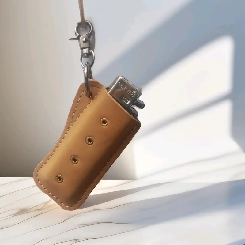 gantungan kunci kulit asli ragam aksesoris keychain Elegan 1