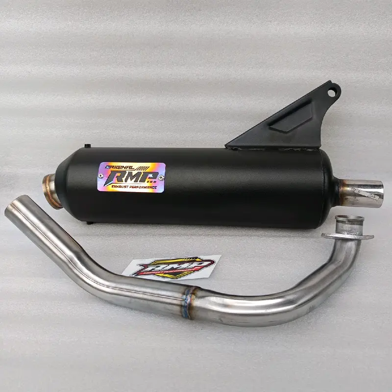 Knalpot Original RMP Type Luster sarbor 3×4  bor up/ kirian Beat Fi, Vario, Mio, Pcx, Nmax, Aerox Fullsystem  Kendaraan Racing  Motorcycle 2