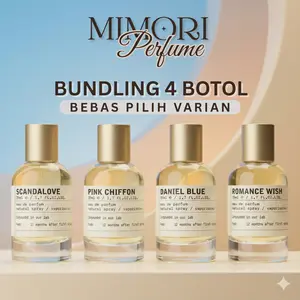 MIMORI Perfume PROMO BELI 1 DAPAT 4 PARFUM VIRAL 35ml PARFUME PRIA WANITA MURAH AWET DAN TAHAN LAMA BUNDLING 4 BOTOL BEBAS PILIH VARIAN Unisex Luxury