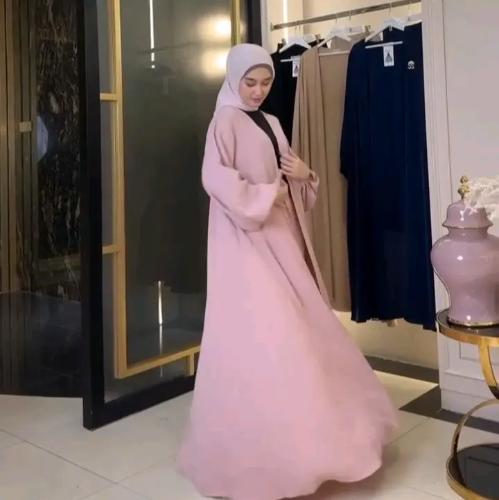 ABAYA SET CELANA POLOS ORI BY SHELLASAUKIA