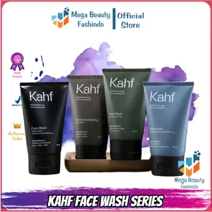 Kahf Face Wash Series 100ml | Gentle Exfoliating Face Scrub | Skin Energizing and Brightening | Oil and Acne Care Face Wash | Triple Action Oil and Comedo Defense | Brightening and Dark Spot Scrub