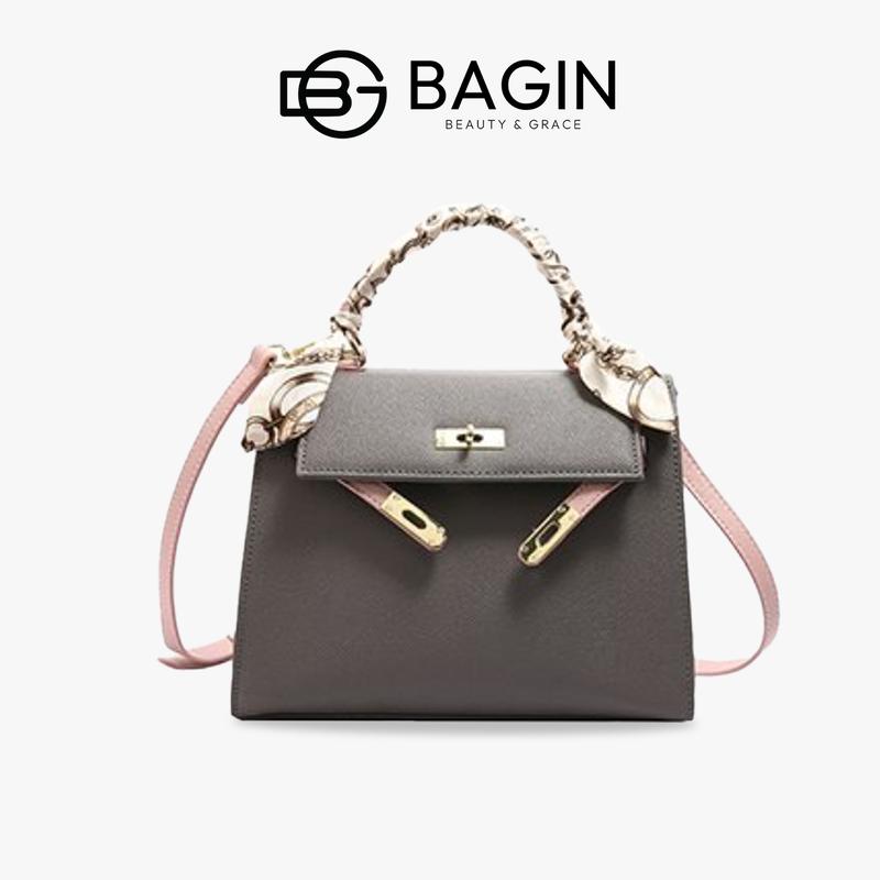 【Shop Túi Xách Nữ HM Tặng Kèm Khăn Lụa Da PU Mịn Lì Hàng Quảng Châu Cao Cấp gy-976