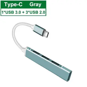USB HUB Type C Adapter High Speed 1 USB 3.0 dan 3 USB 2.0