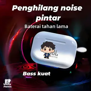 Model Baru 2026 EMBEDRONE-PHANTOM M33 VersiUpgrade Earphone Nirkabel, Tahan Air IPX7, Baterai TahanLama, Bass Kuat, Surround 3D, Peredam Suara Cerdas,Gaming, Panggilan, Musik, Olahraga, Earphone BluetoothNirkabel