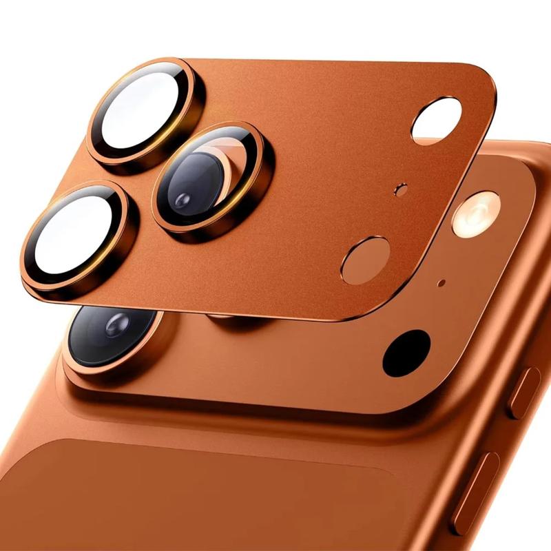 Miếng bảo vệ ống kính camera cho iPhone 17 18 Pro Max kính cường lực kim loại hút dính mạnh mẽ bảo vệ toàn diện màn hình và camera.,lens,0.5,điện,thoại,Phim,Ống
