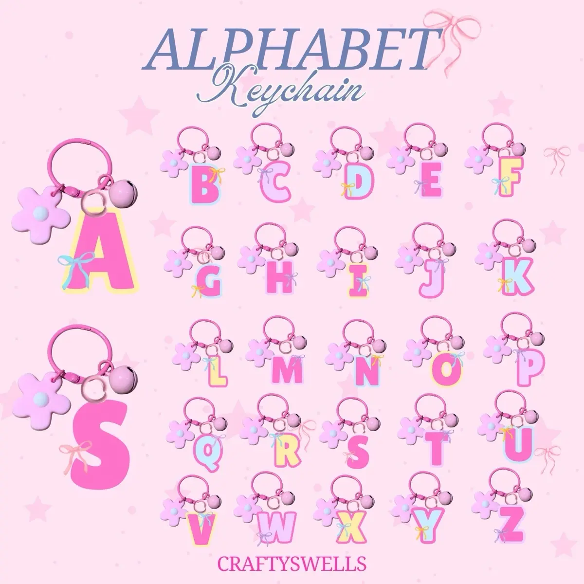 KEYCHAIN ALPHABET | KEYCHAIN HURUF
