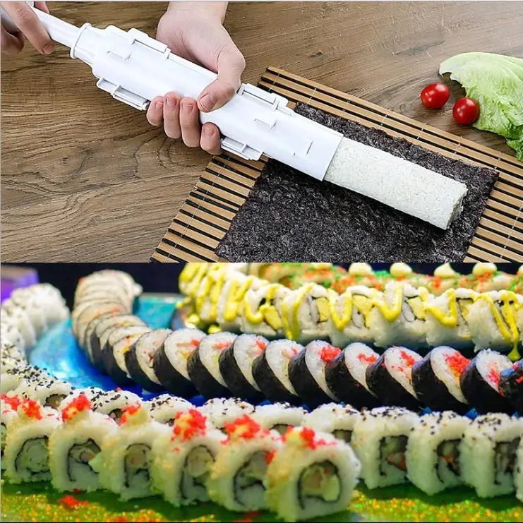 Alat Cetakan Sushi Roll Praktis Penggulung Sushi Maker Profesional 0