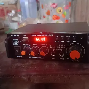 BISA COD Ampli Power Bass Bluetooth 600 Watt Fleco BT 296 Audio Penguat Suara Full Bass, Treble, Echo | Audio Power Amplifier Fleco BT-296 DC 12V/ Digital Karaoke Mixing Amplifier Bluetooth Fleco | Audio Power Sound System