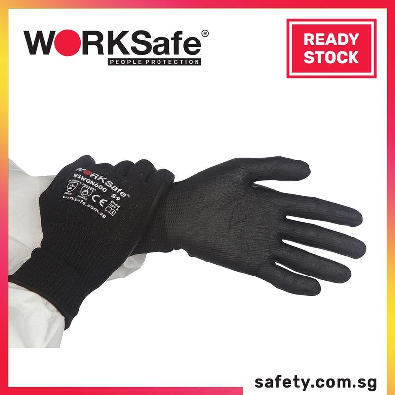 [BUNDLE] WORKSafe N600 Cut Resistant Level F Safety Gloves with Tilsatec Cut level E Tubular Sleeve 2