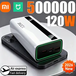 Xiaomi MIJIA 200000mAh High Capacity Power Bank 120W Super Fast Charge Portable External Battery Power Bank For iPhone Samsung