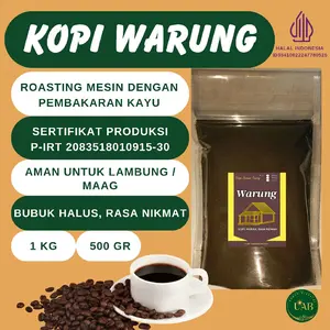 Kopi Bubuk Warung 1 Kg Jenis Robusta Rasa Enak Sedap Coffee