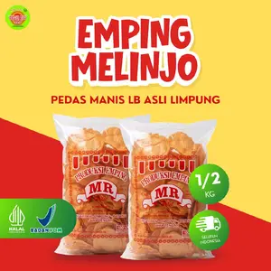 EMPING MELINJO LB PEDAS MANIS MENTAH  500 GRAM Kering