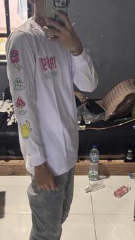 Product Review of Troy Company Tshirt Longsleeve White Cute Spooky - Kaos Lengan Panjang Putih LS 2807 from B**R 0