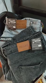 Product Review of ZELLVO  - Celana Jeans JUMBO BLACK SANDWASH Panjang Slimfit Stretch Premium Soft Jeans Nyaman Tebal Melar Santai Distro from k**9 0
