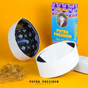 Peci Putih Polos AC Kopiah Putih Dewasa Songkok Bludru Putih Premium Kopyah Putih