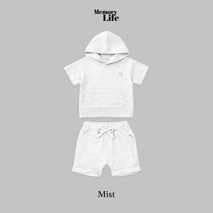 Gambar MemoryLife - Cloud Active Set | Setelan Premium Anak Unisex | Untuk Anak Umur 6 Bulan - 5 Tahun - Mist, 5Y dari MemoryLife Shop Kota Administrasi Jakarta Utara 4 Tokopedia