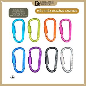 Móc Khóa Đa Năng Chữ D ,Khóa Hợp Kim Nhôm Móc Kẹp Xoắn Dễ Sử Dụng - DCP45 Women Nữ