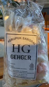 Product Review of Kerupuk upil pasir Sangrai HG Gehger 100Grm Camilan Cemilan Kering Keripik Food Snack Cikur Merah Putih Makanan upil pasir from l**r 1