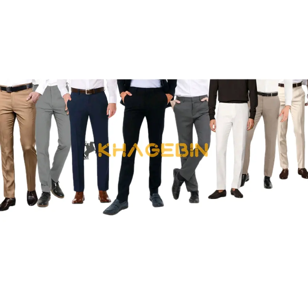Celana formal  bahan semi woll Slim-fitting Slimfit polos Panjang Pria Nyaman Kerja /  Kantor / Lembut