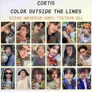 Cortis Color Outside The Lines Photocard Replica - Produk Unofficial Premium