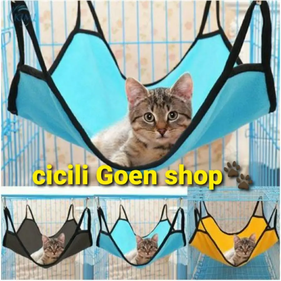 Ayunan kucing cat hammock tempat tidur gantung kandang hewan pet cage