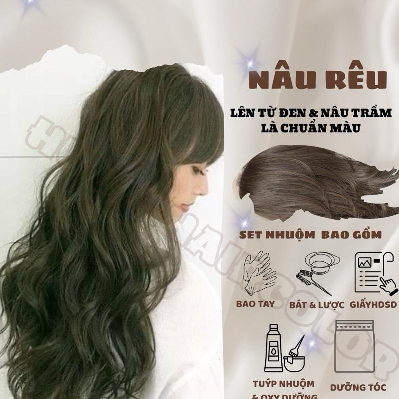  Thuốc Nhuộm Tóc Màu Nâu kiwi   Không cần tẩy  sáng và bật tone da nhanh   Đổi Màu Tóc Nữ 