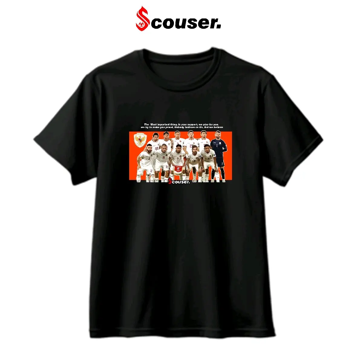 kaos bola timnas Indonesia ultras garuda supporter we believe scouser Sport