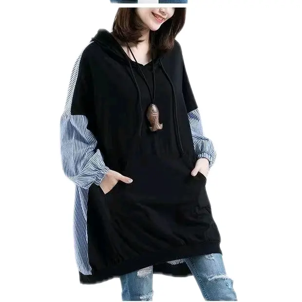 Dress Tunik  Sweater Atasan Wanita Hoodie Panjang Premium 0