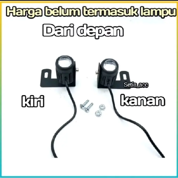 Breket Lampu Tembak Vario New 125 150 2018 Sampai 2025 Breket Foglamp 2