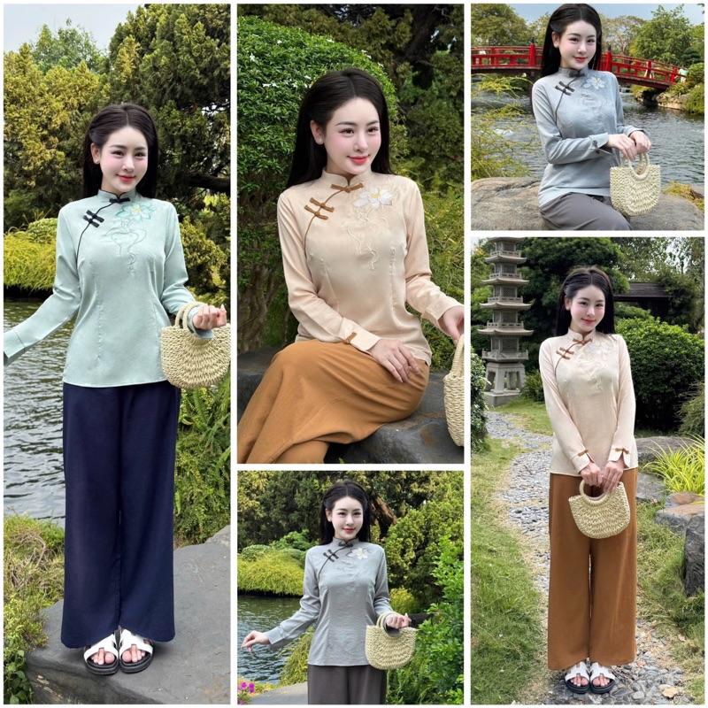 Lam Từ - Pháp Phục Việt Ngọc Minh Châu/Bộ quần áo đi chùa Nữ