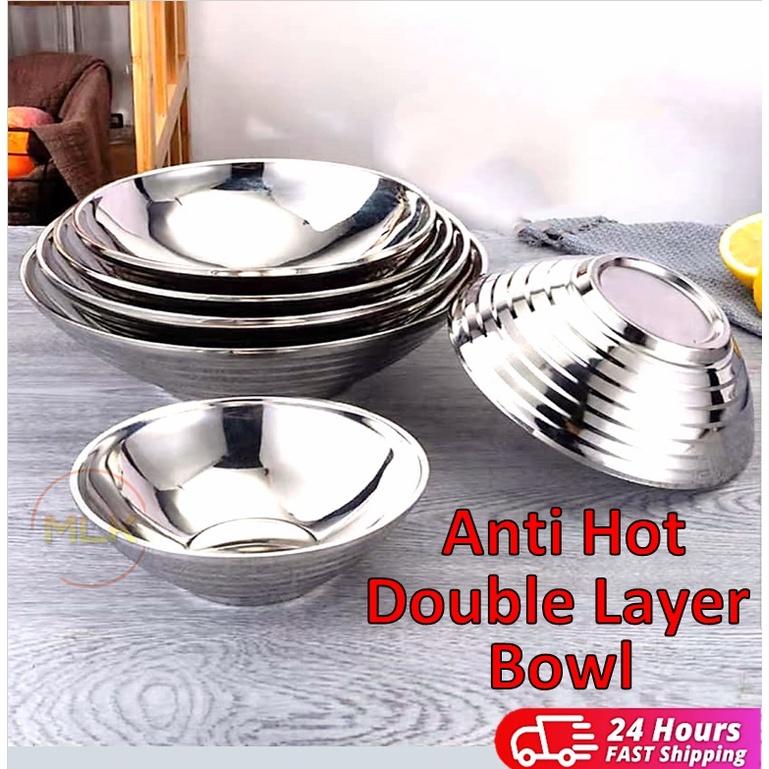 MLK Kitchenware Double Layer Stainless Steel Insulated Bowl/ - TikTok ...