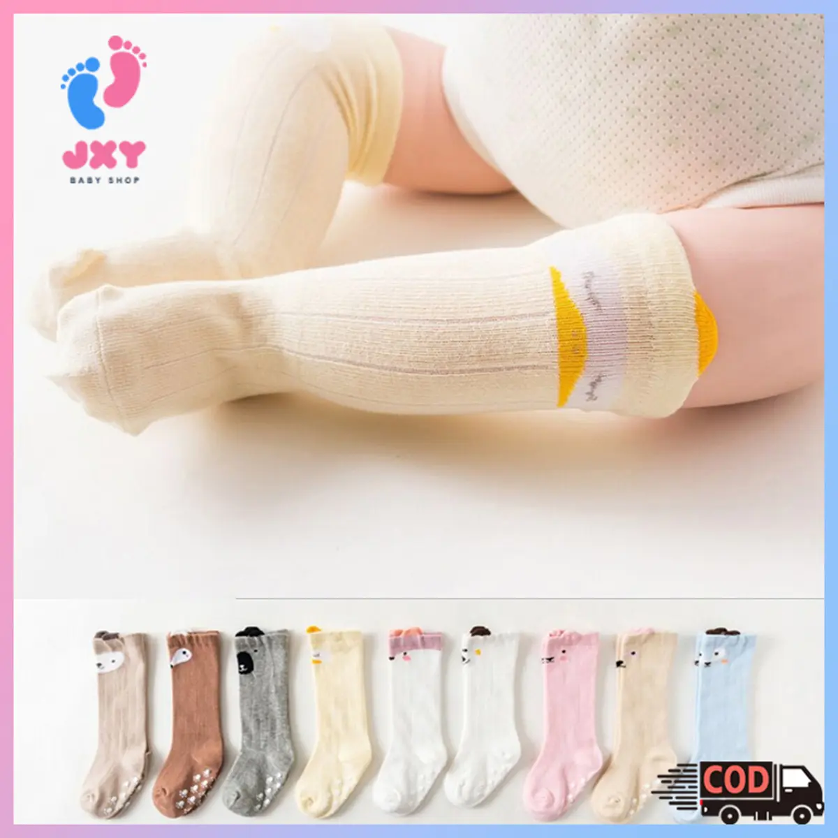 Kaos kaki anak/Kaos kaki anak bayi motif/Kaus kaki tabung tengah/Kaos kaki bayi L99/100