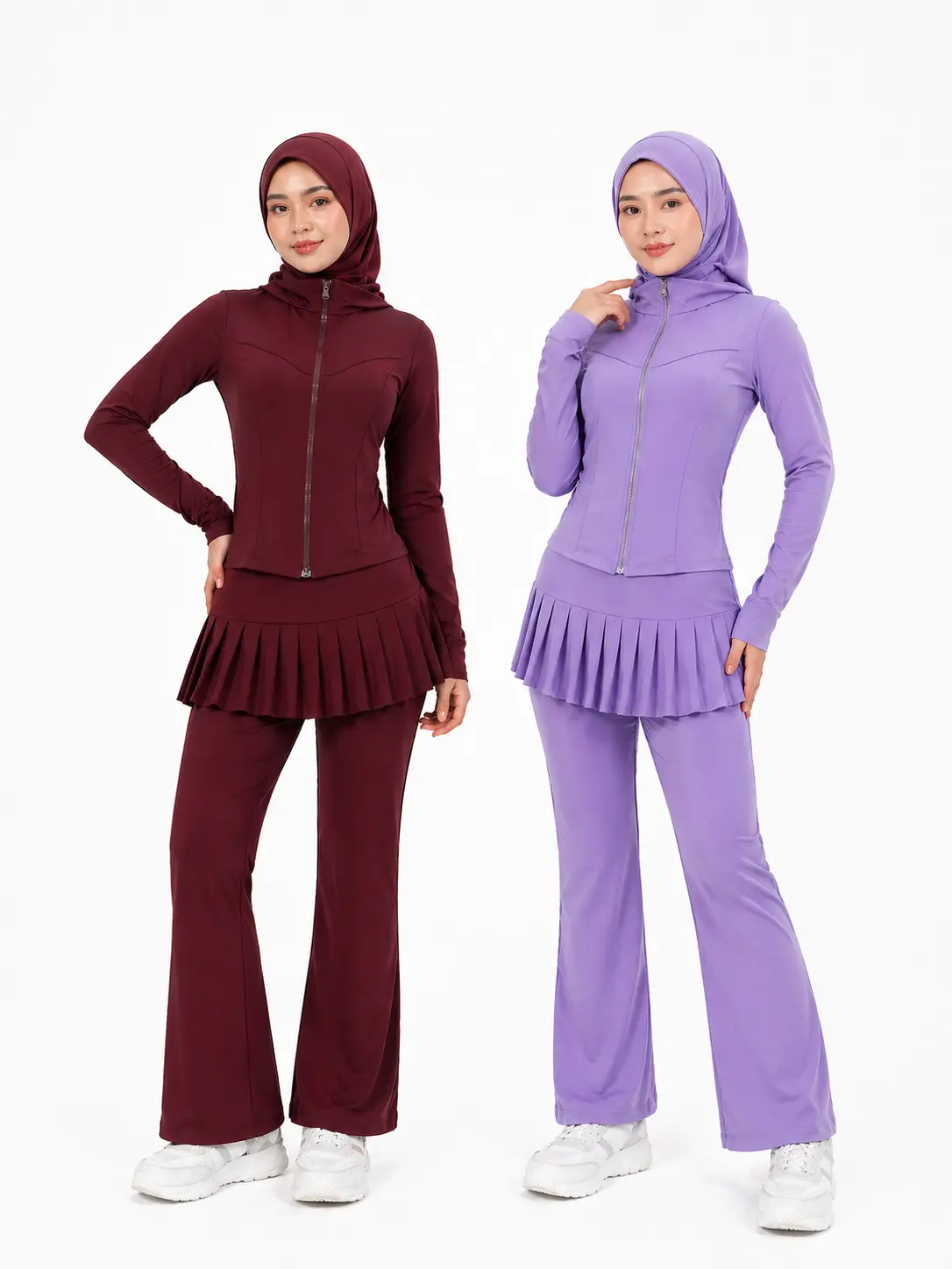 Nano sportswear - AIRA ONESET / Baju senam muslim wanita / Baju olahraga wanita