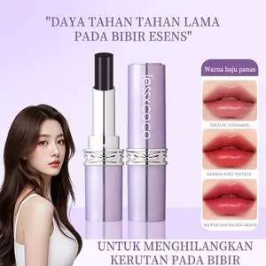 LESSXCOCO - Lipstik Pengubah Warna Black Magic - Melembapkan dan Mengurangi Garis-Garis Bibir - Tersedia dalam 5 Pilihan Warna - Lipstik Balm (Disarankan untuk mengaplikasikannya selama 5-10 menit agar tidak luntur)