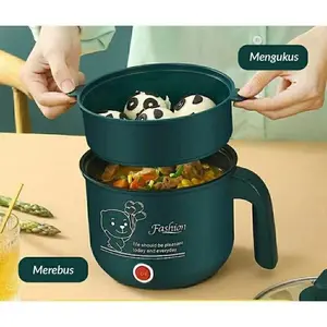 anti Lengket COD Panci Listrik Elektrik/Panci Penggorengan 0.8L/Teflon Listrik