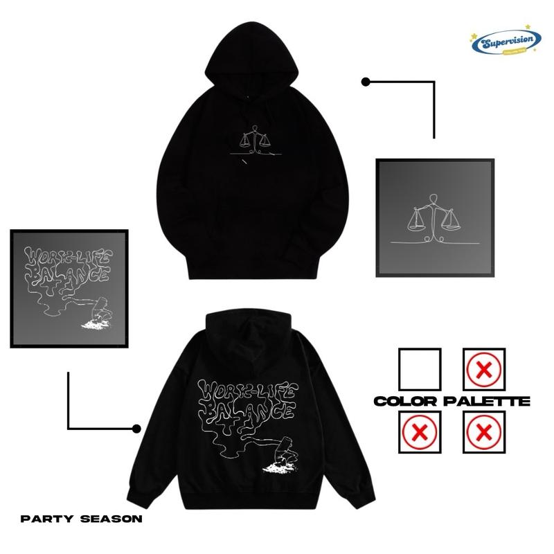 Supervision Hoodie Pria - Work Life Balance 4
