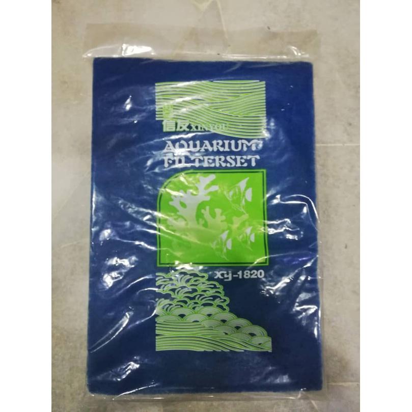 XY Aquarium Fish Filter Sponge Mat Wool 88cm x 30cm x 2.5cm [Random Color] Akuarium Ikan Kapas