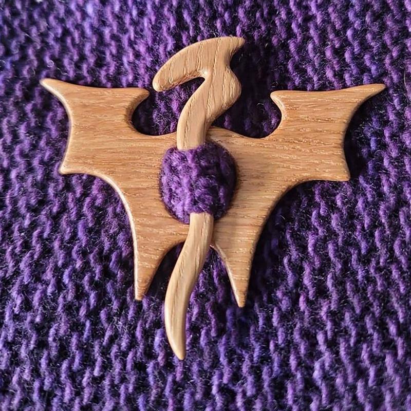 Cute Lovely Trendy Bird Animal Bear Rabbit Heart Clothing Accessory Women Brooch Wooden Brooch Fashion Jewelry 4