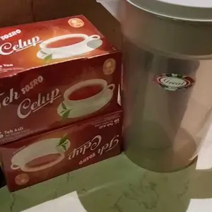 (Paket Hemat) Teh Sosro 2 Box isi 30pcs/Box Sama Teko Dan Free gelas 2 Ex 14 NOV 27