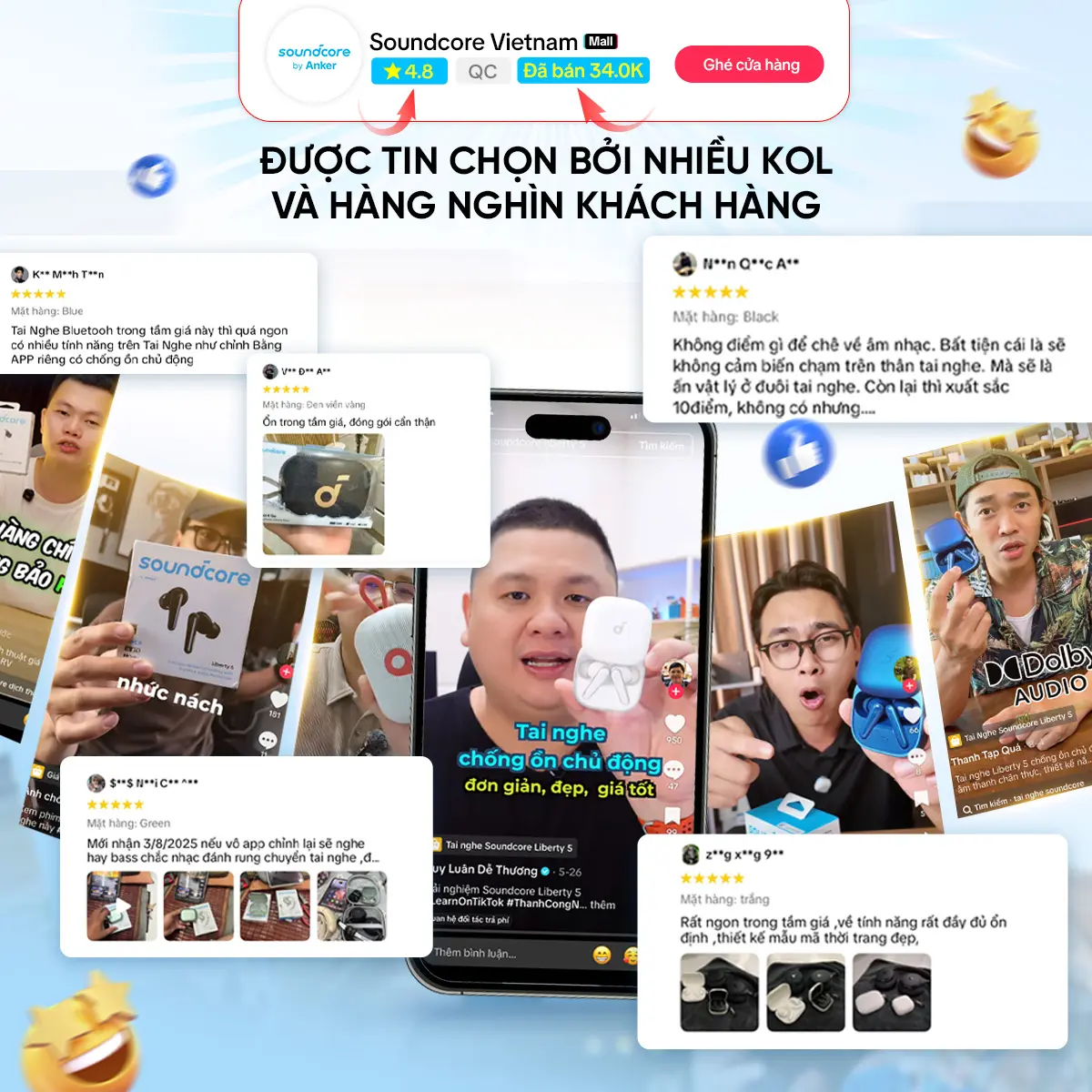 [HOT] Tai nghe bluetooth không dây chống ồn Soundcore R50i NC (P30i ) chống ồn ANC | Chống nước và bụi IP54 | 40 giờ phát nhạc- Tai nghe không dây- Tai nghe bluetooth pin trâu- Bảo hành 18 tháng- Hàng chính hãng | BigBuy360 - bigbuy360.vn