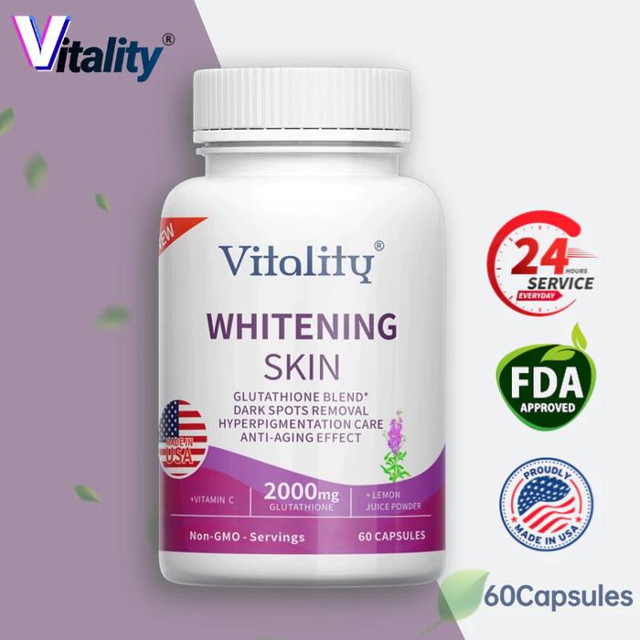 glutathione untuk mencerahkan kulit Promo Vitality GLUTATHIONE, 2000mg Mengandung Vitamin C, Memutihkan Kulit, Menghidrasi, Bercahaya, Anti Penuaan - Kab. Tangerang - Vitality2 Watch Perricone MD Intensive Bone & Joint Health Size:150 ml