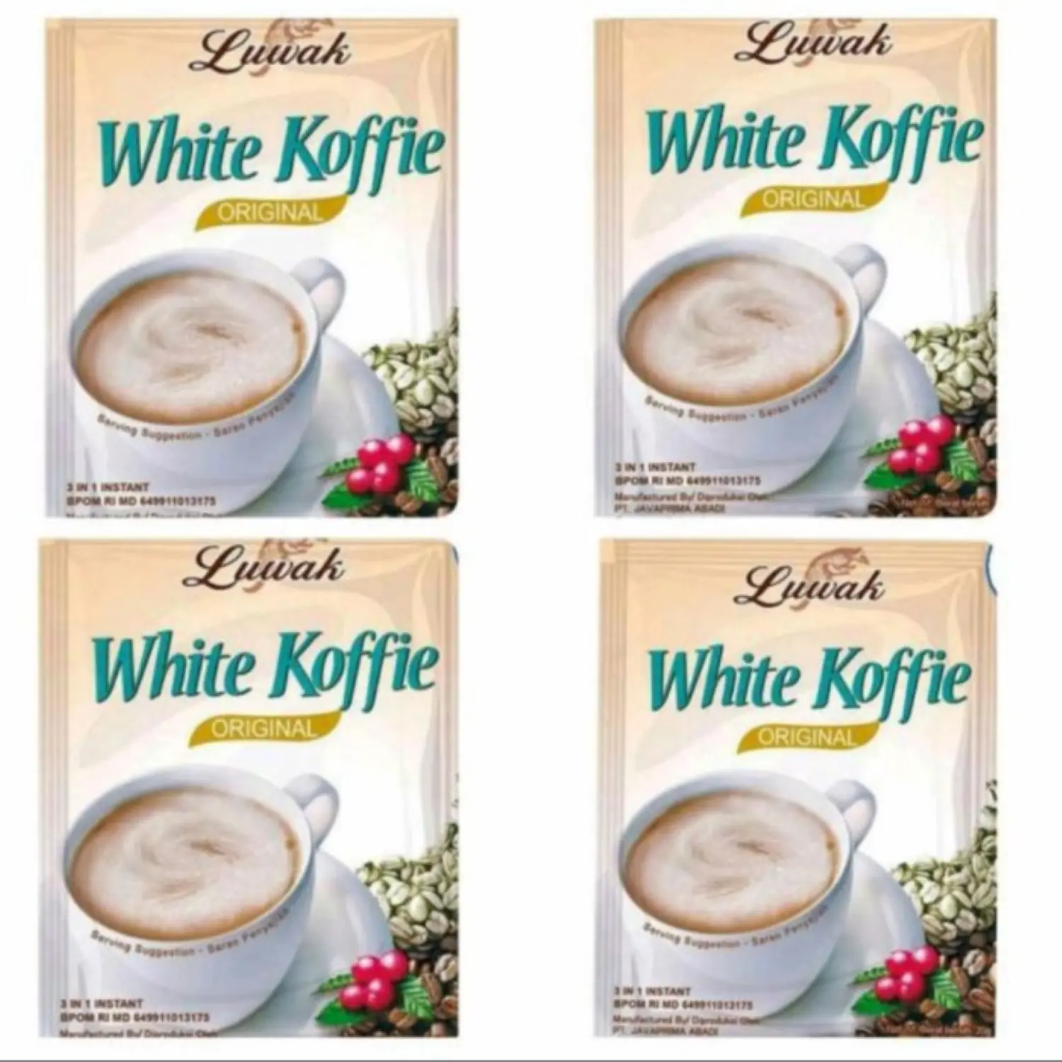 Kopi Luwak White Koffie Original (isi 10 Pcs)