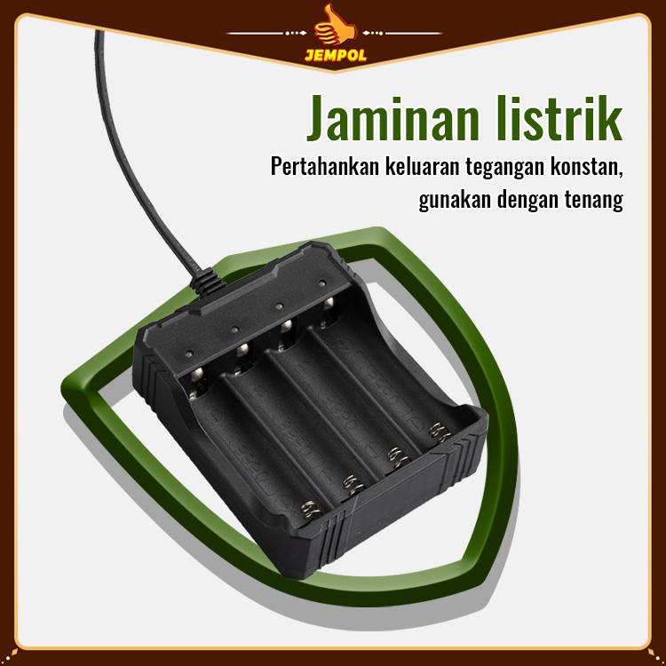 JEMPOL Pengisi Daya Baterai Litium Aman Dan Efisien, Pengisi Daya Otomatis Berhenti Saat Penuh Dilengkapi Dengan Colokan, Pengisi Daya Pengisian Cepat Baterai