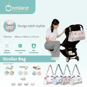 Omiland Stroller Bag Alpaca Series - Tas Organizer Stroller Bayi Multifungsi
