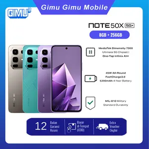 Infinix Note 50X 5G+ 8/256GB - Up to 16GB Extended RAM - Dimensity 7300 Ultimate - 6.67” HD+ - 50MP OIS - 5200 mAh - NFC