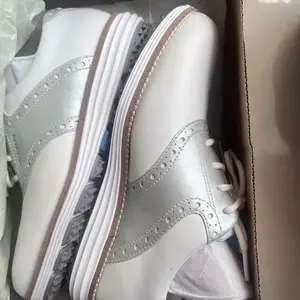 Cole Haan Women Originalgrand Saddle Golf - Sepatu Wanita (White)